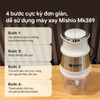  Máy Xay Mini Mishio MK389 - Dung Tích 0.8L, Xay Đồ Ăn Dặm, Gia Vị, Đồ Khô, Công Suất 250W Mạnh Mẽ 
