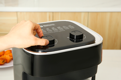 Nồi chiên không dầu thủy tinh Mishio MK373 | Dung tích 7 lít lòng nồi không bong tróc gỉ sét