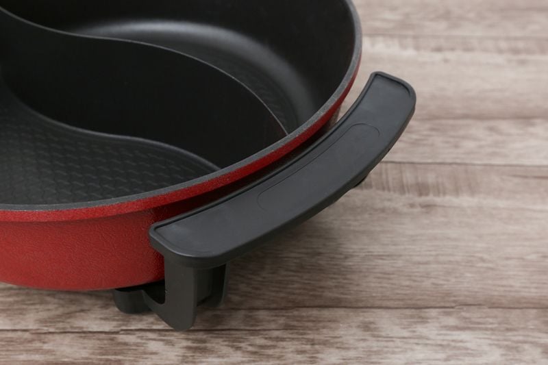 Nồi Lẩu Điện 2 Ngăn Mishio Mk112 5L - Màu Đỏ