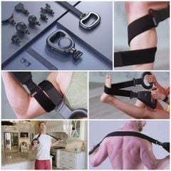 Súng massage Kachi MK353 Pro 6 đầu massage kèm đai rung