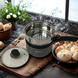  Nồi Nấu Ceramic Mishio MK321 dung tích 1.5L kèm xửng hấp inox 304 