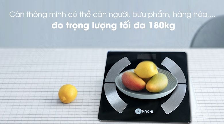 Cân Điên Tử Bluetooth Phân Tích Chỉ Số Cơ Thể Kachi MK223