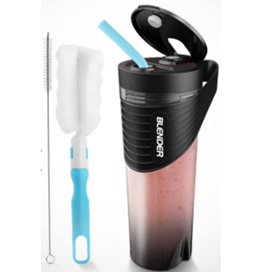 Máy xay sinh tố chạy pin 460ml Mishio MK371 cầm tay mang đi mọi nơi dễ dàng