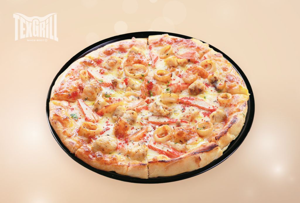 Seafood Pizza at Texgrill