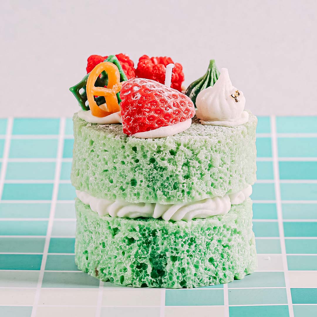 Mẫu matcha cake 2 tầng, hương matcha vanilla, 160g