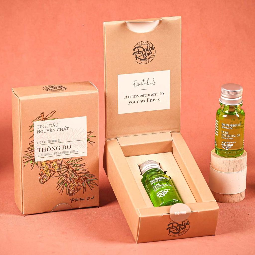 Hương thông đỏ red pine, mẫu minimal, 10ml