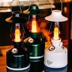 Máy phun sương khuếch tán tinh dầu, mẫu retro lamp, hộp, Dalat Retro