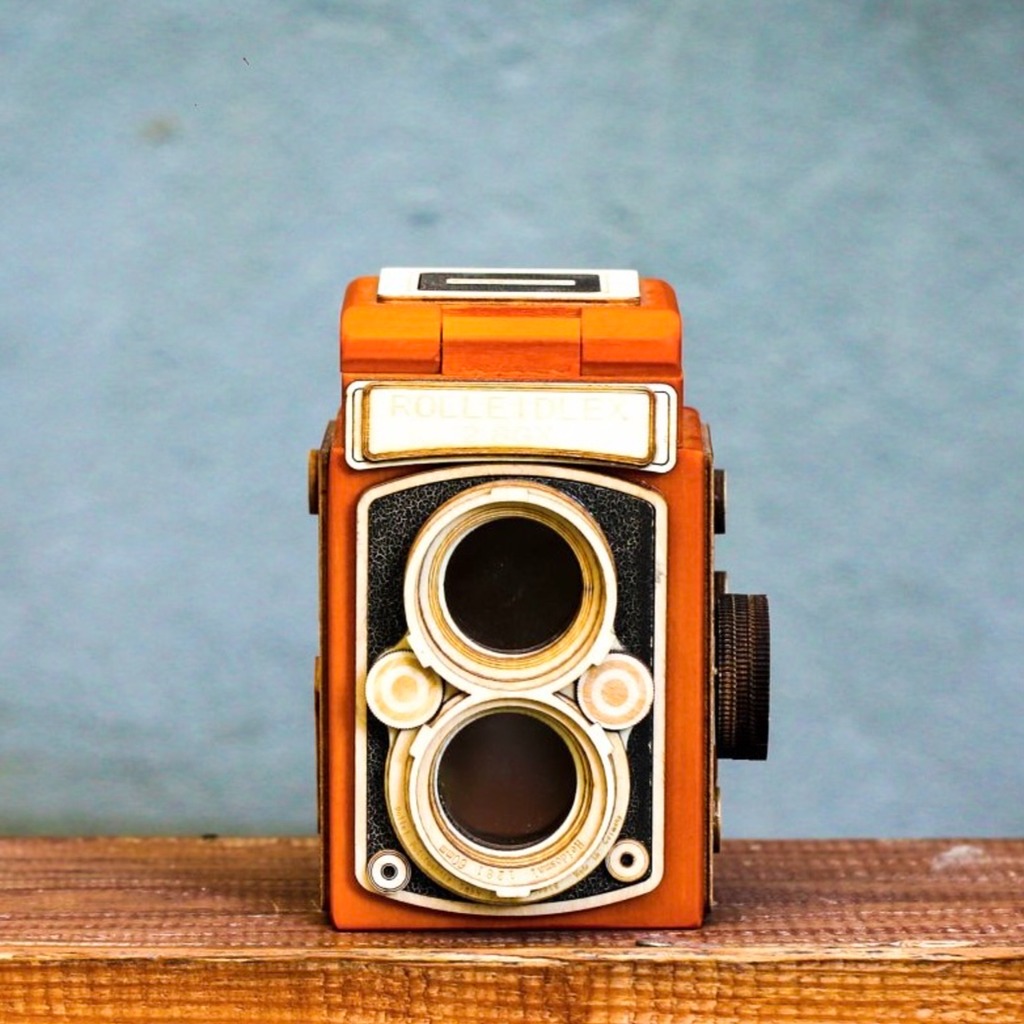 Hộp nhạc gỗ, Rollei, hộp, Dalat Retro
