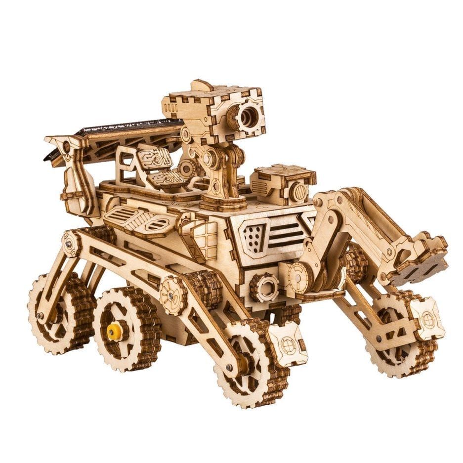 Bộ xếp hình gỗ DIY, hộp, mẫu Harbinger Rover, Dalat Retro