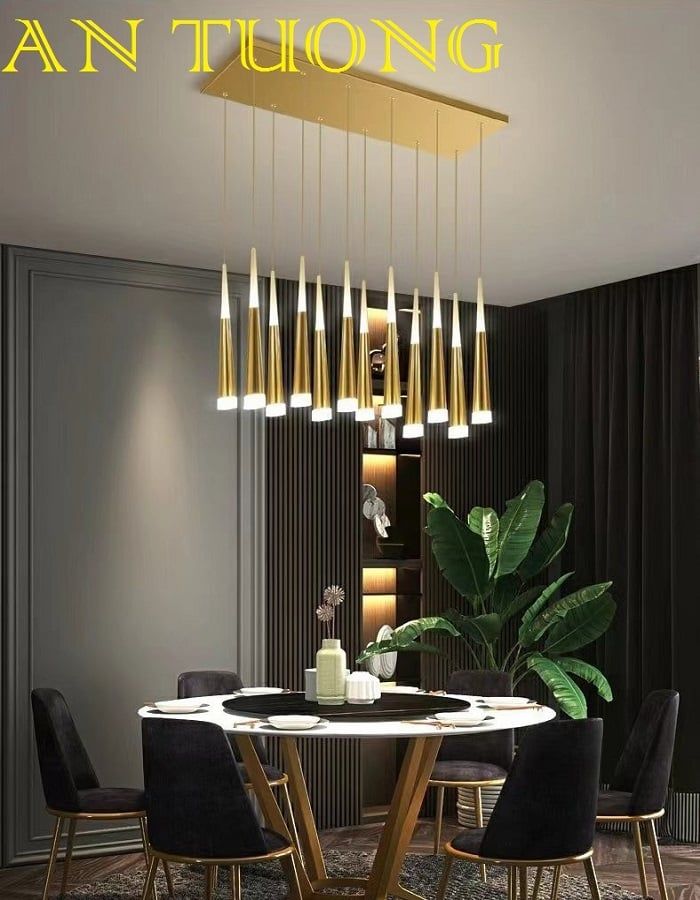 đèn thả bàn ăn, đèn thả trang trí bàn ăn, trang trí bàn đảo bếp, đèn trang trí quầy bar, đẹp - hiện đại 024