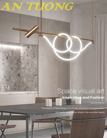  đèn thả bàn ăn, đèn thả trang trí bàn ăn, trang trí bàn đảo bếp, đèn trang trí quầy bar, đẹp - hiện đại 044 