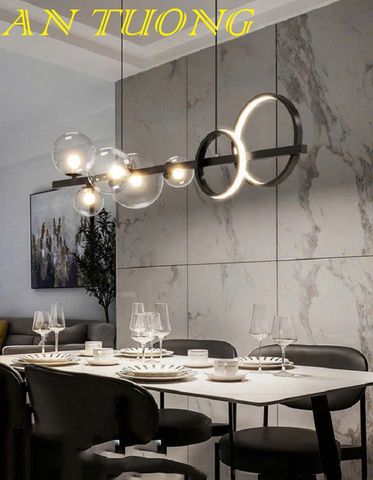  đèn thả bàn ăn, đèn thả trang trí bàn ăn, trang trí bàn đảo bếp, đèn trang trí quầy bar, đẹp - hiện đại 056 