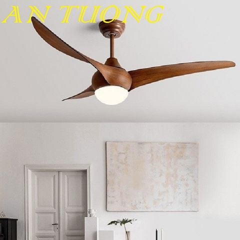  quạt trần đèn 3 cánh trang trí phòng khách, phòng ngủ, phòng bếp, căn hộ chung cư 027 