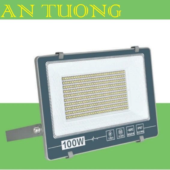 đèn pha LED 100w chiếu sáng khu sân vườn, khu sân trước, chiếu sáng sân vườn công viên