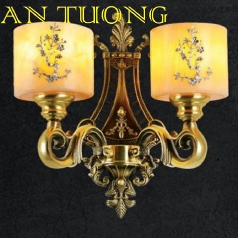  đèn treo tường phòng thờ cổ điển, đèn gắn tường, đèn treo tường treo vách trang trí phòng thờ 018 