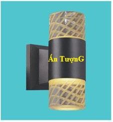 ĐÈN TREO TƯỜNG TRỤ CỘT 2 ĐẦU PHA LÊ HẮT SÁNG TRANG TRÍ NGOÀI TRỜI ĐẸP