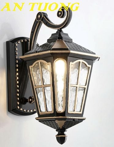  đèn treo tường ngoài trời chống nước trang trí vách tường, trụ cột ngoài trời tân cổ điển 064 
