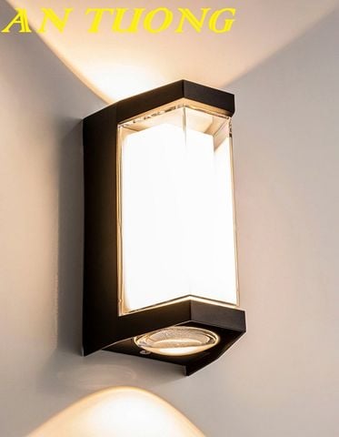  đèn treo tường trang trí ngoài trời hắt sáng tường trang trí đẹp, hiện đại 054 