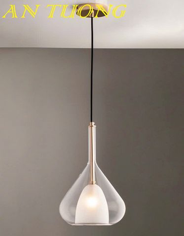  đèn thả trần trang trí phòng bếp đẹp, bàn đảo bếp phòng ăn hiện đại 032 