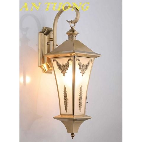  đèn trang trí ngoài trời treo vách tường ngoài trời bằng đồng cổ điển 039 