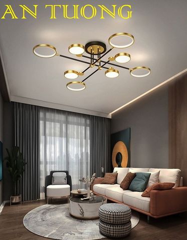  đèn thả trang trí phòng khách đẹp, hiện đại - đèn thả trang trí căn hộ chung cư 018 