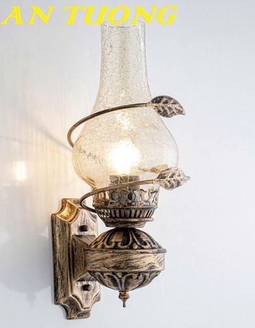  đèn thờ treo vách tường trang trí phòng thờ đẹp, cố kính 003 