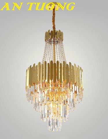  ĐÈN CHÙM PHA LÊ LED TRANG TRÍ PHÒNG KHÁCH 0017 