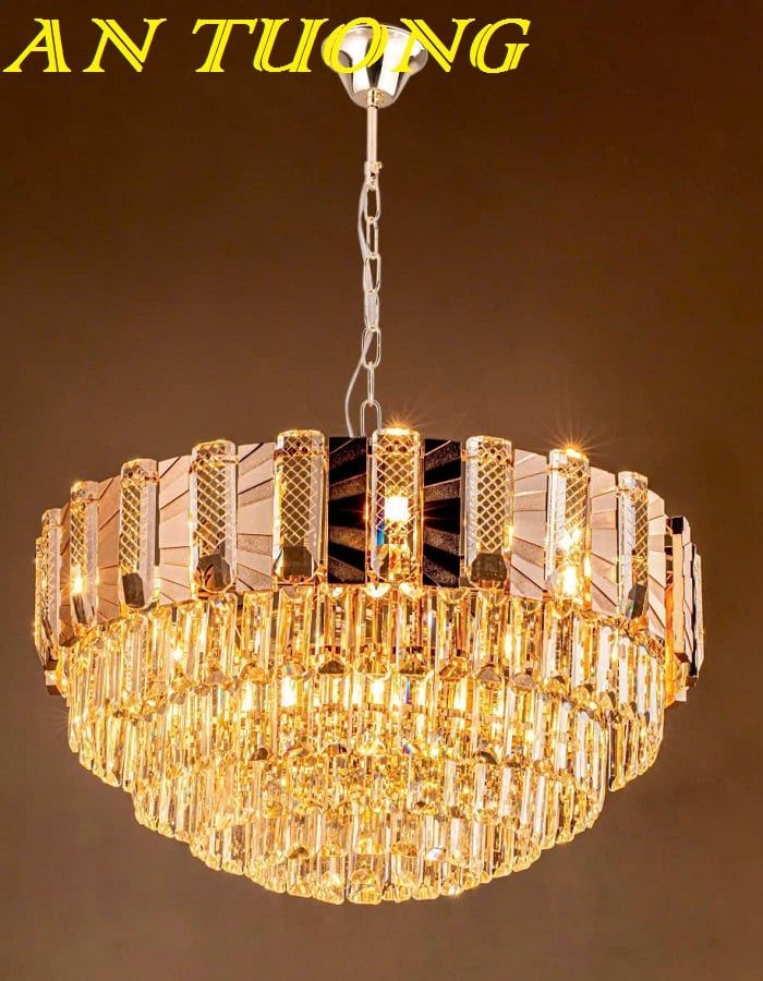 ĐÈN CHÙM PHA LÊ LED TRANG TRÍ PHÒNG KHÁCH 0020