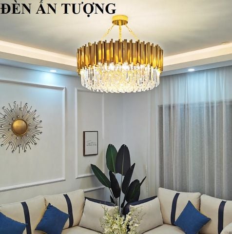  ĐÈN CHÙM PHA LÊ LED TRANG TRÍ PHÒNG KHÁCH 04 