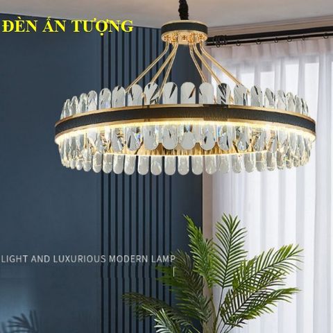  ĐÈN CHÙM PHA LÊ LED TRANG TRÍ PHÒNG KHÁCH 07 