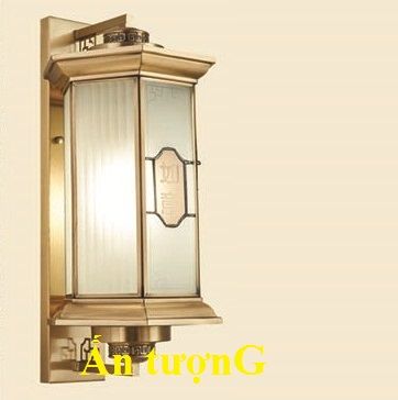  ĐÈN ĐỒNG GẮN TƯỜNG, GẮN VÁCH TRANG TRÍ NGOÀI TRỜI TÂN CỔ ĐIỂN 001 