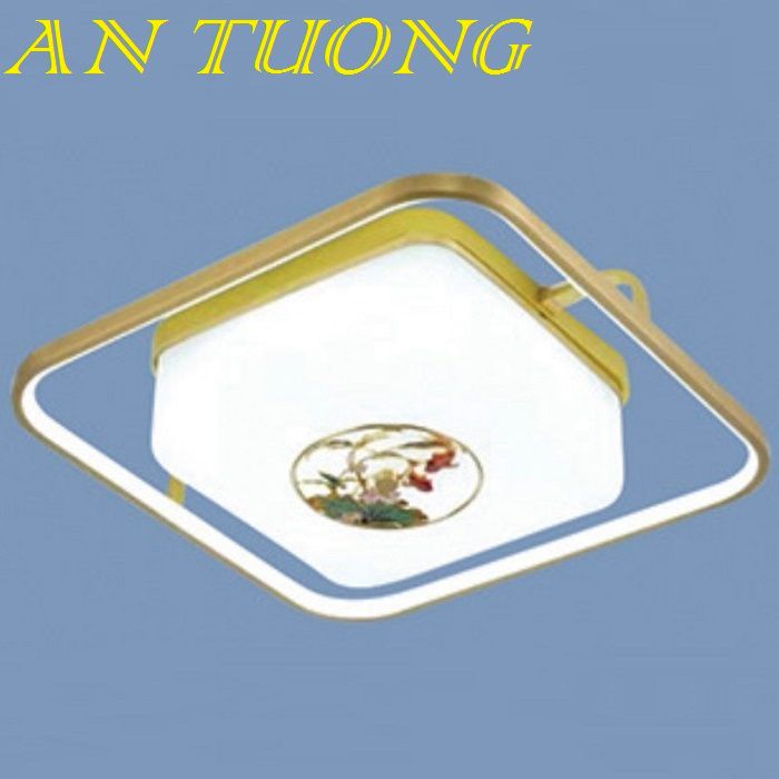 đèn đồng ốp trần trang trí ban công cổ điển, tân cổ điển 01 size 500mm