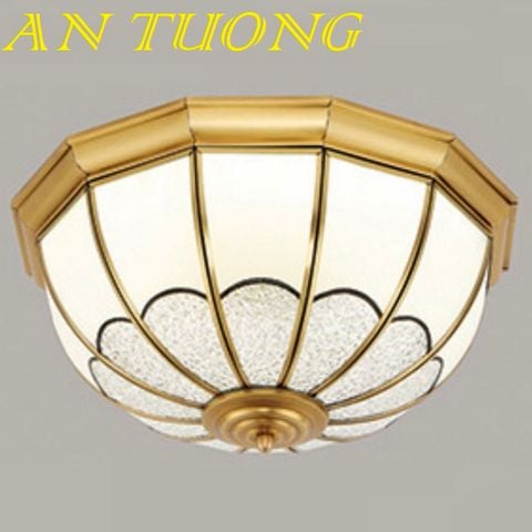  đèn đồng ốp trần trang trí ban công cổ điển, tân cổ điển 07 size 530mm 