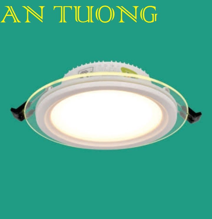 đèn led âm trần mặt kính 12w, mặt kiếng 12w