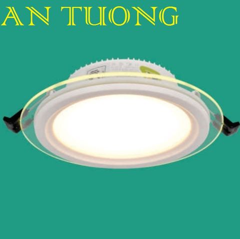  đèn led âm trần mặt kính 18w, mặt kiếng 18w 