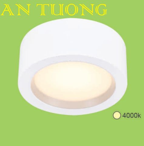  đèn lon led ốp trần 10w ánh sáng trung tính - vàng nhạt 4000k 