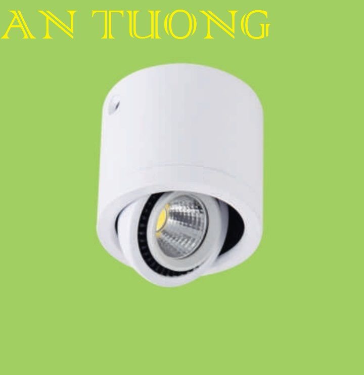 đèn lon led ốp trần nổi spotlight xoay chiếu điểm 3w