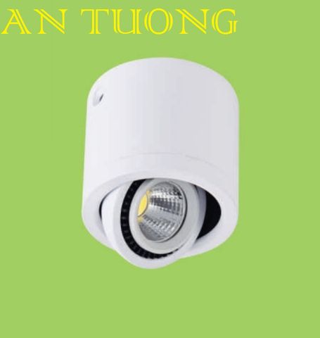  đèn lon led ốp trần nổi spotlight xoay chiếu điểm 7w 