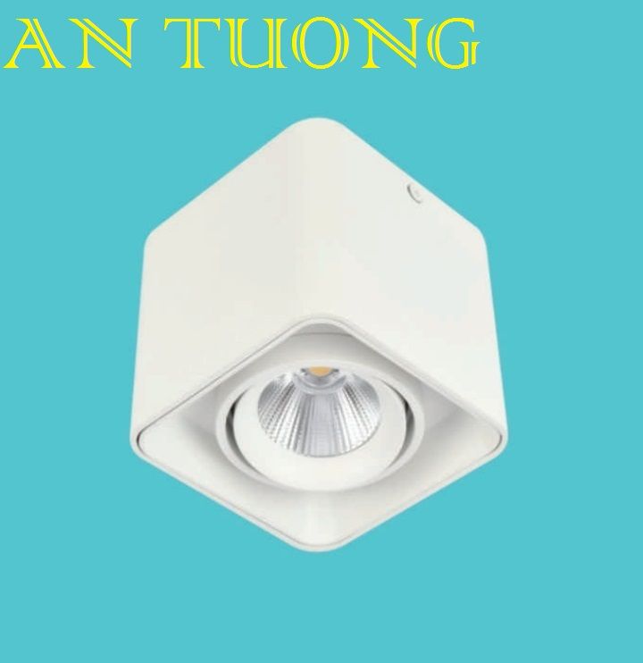 đèn lon led xoay chiếu điểm ốp nổi LED COB 10w