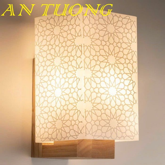 đèn ngủ treo tường trang trí phòng ngủ LED ánh sáng vàng 07