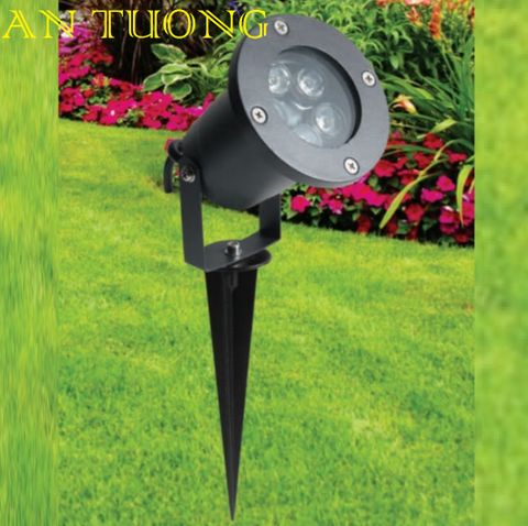  đèn rọi cây sân vườn 5w, cắm cỏ sân vườn, ghim cỏ sân vườn 08 