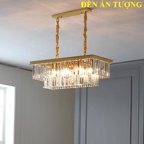  ĐÈN THẢ BÀN ĂN PHA LÊ LED ĐẸP MẮT HIỆN ĐẠI, SANG TRỌNG 024 - ĐÈN THẢ BÀN ĂN CĂN HỘ CHUNG CƯ 