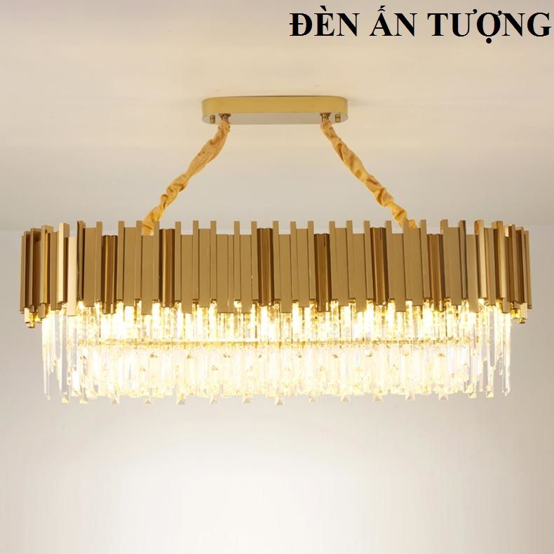 ĐÈN THẢ BÀN ĂN PHA LÊ LED ĐẸP MẮT HIỆN ĐẠI, SANG TRỌNG 026 - ĐÈN THẢ BÀN ĂN CĂN HỘ CHUNG CƯ