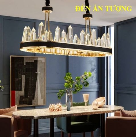  ĐÈN THẢ BÀN ĂN PHA LÊ LED ĐẸP MẮT HIỆN ĐẠI, SANG TRỌNG 030 - ĐÈN THẢ BÀN ĂN CĂN HỘ CHUNG CƯ 