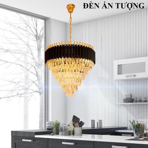  ĐÈN THẢ BÀN ĂN PHA LÊ LED ĐẸP MẮT HIỆN ĐẠI, SANG TRỌNG 05 - ĐÈN THẢ BÀN ĂN CĂN HỘ CHUNG CƯ 