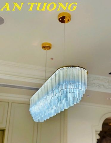 đèn thả bàn ăn pha lê trang trí phòng ăn, phòng bếp đẹp hiện đại 002 