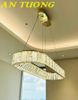 đèn thả bàn ăn pha lê trang trí phòng ăn, phòng bếp đẹp hiện đại 009