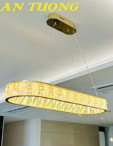 đèn thả bàn ăn pha lê trang trí phòng ăn, phòng bếp đẹp hiện đại 009 