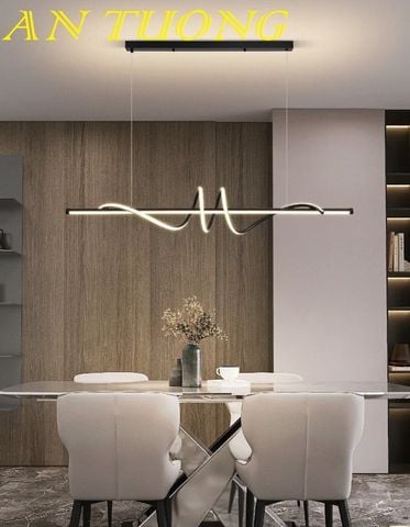  đèn thả trần trang trí phòng bếp đẹp, bàn đảo bếp phòng ăn hiện đại 044 