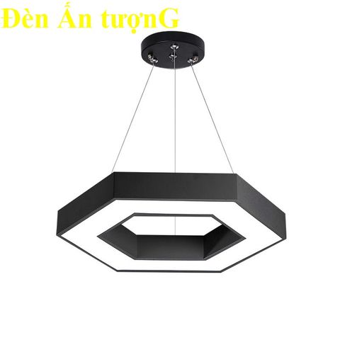  ĐÈN THẢ LED HÌNH LỤC GIÁC - LED 36W TRANG TRÍ VĂN PHÒNG, TRANG TRÍ SALON TÓC, TRANG TRÍ SHOWROOM. TRANG TRÍ SHOP THỜI TRANG 